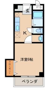 メゾンミハラの間取り画像