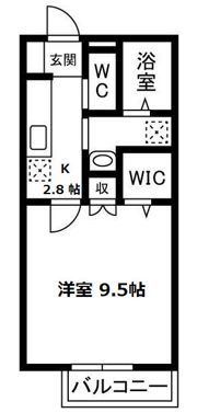 グリーンフィールド B棟の間取り画像