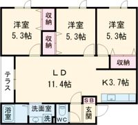 コーポ昴Ⅲの間取り画像