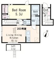 アヴニール大宮の間取り画像