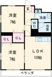 キャナル鎌田の間取り画像
