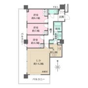 パークハウスワンズタワーの間取り画像