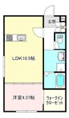 グラシエ土師 サウスの間取り画像