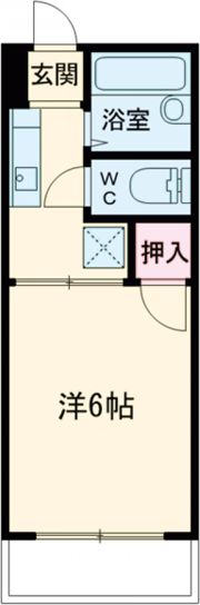 ヴィリッヂ鳥栖の間取り画像