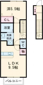 FROM 1stの間取り画像