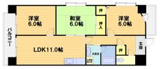 アグラード長岡京の間取り画像