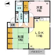 セジュール雅21 B棟の間取り画像