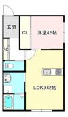 グラシエ土師 サウスの間取り画像