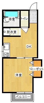 ひまわりハイツⅡの間取り画像