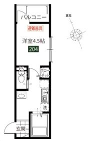 メルディア調布の間取り画像