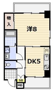 ピュアコート五条の間取り画像