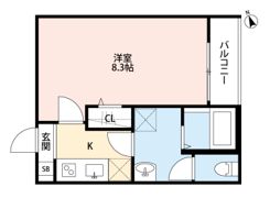 メゾン・ド 千葉(メゾン・ド チバ)の間取り画像