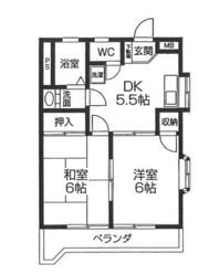 ビューハイツ司の間取り画像