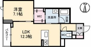 ベレオガーデンズ北方の間取り画像