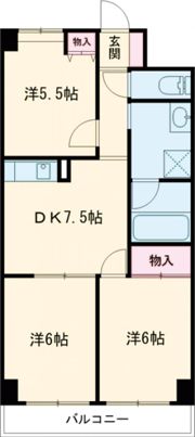 第7水野マンションの間取り画像
