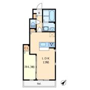 Sweet HomeⅡの間取り画像