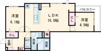 D-residence西野 A棟の間取り画像