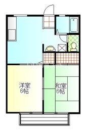 ハイツクローバーの間取り画像