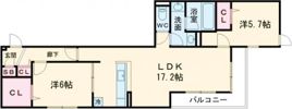 D-residence西野 A棟の間取り画像
