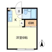 エクセレンス国立の間取り画像