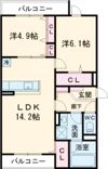 D-residence西野 A棟の間取り画像