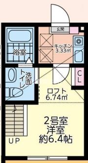ショコラRezeの間取り画像