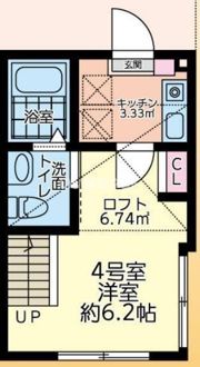 ショコラRezeの間取り画像