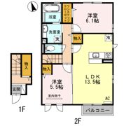 メルベーユ 三丘の間取り画像