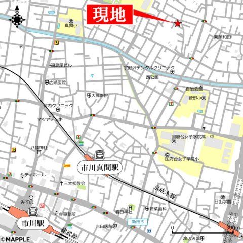 近くに施設あり