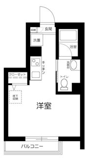 ワクラス中野の間取り画像