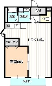 ニューハイツエクセレントの間取り画像