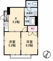 フロムBの間取り画像