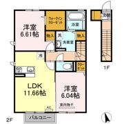 ソレイユⅠの間取り画像