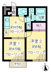 クレール桜ヶ丘の間取り画像