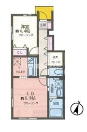 アジュールの間取り画像