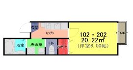 LF武里の間取り画像