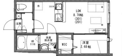 KEIAI RESIDENCE 狭山ヶ丘の間取り画像