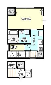 アバンティ京田の間取り画像