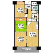 アンドユーイワキ・東大阪の間取り画像