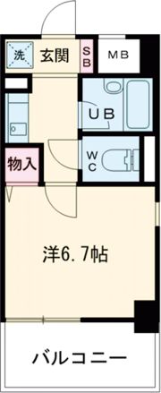 サンイースト江坂の間取り画像