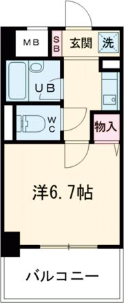 サンイースト江坂の間取り画像