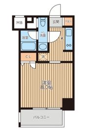 レジディア新横浜の間取り画像