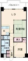 ライフコート富雄の間取り画像