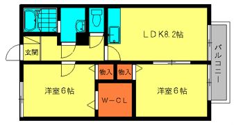 カルムコーノの間取り画像