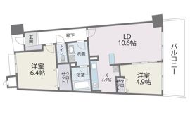 ｱｲﾗﾝﾄﾞｼﾃｨ･ｲﾝﾌｨﾆｶﾞｰﾃﾞﾝｻｳｽ棟の間取り画像