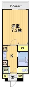 メイプル等持院の間取り画像