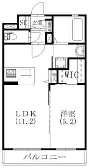 オランジュリーの間取り画像