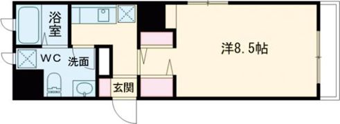 フェリーチェ姫路駅前の間取り画像
