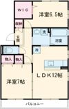 レジデンス芦原 Bの間取り画像