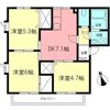 エクセルハイムBの間取り画像